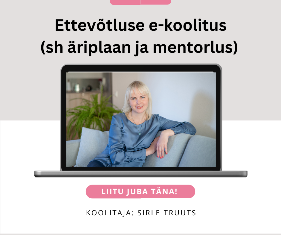 ettevõtluse e-koolitus, ettevõtluskoolitus, ettevõtluskoolitus e-õpe